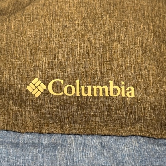 Columbia Baby Insulated Bunting Snowsuit Convertible Blue Gray Hood 18-24 Months - Picture 3 of 12